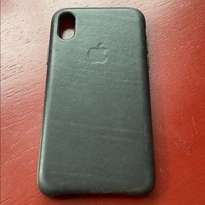 iPhone X Apple leather case